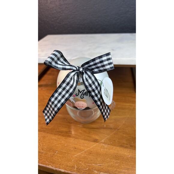 Coton Colors Just Married Hand-painted Glass Ornament. 4" 2009 - Picture 6 of 7